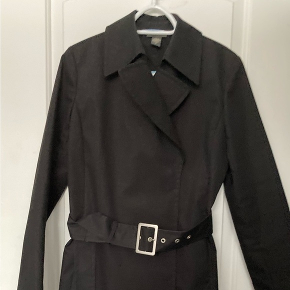 Banana Republic navy belted trench - Picture 2 of 5